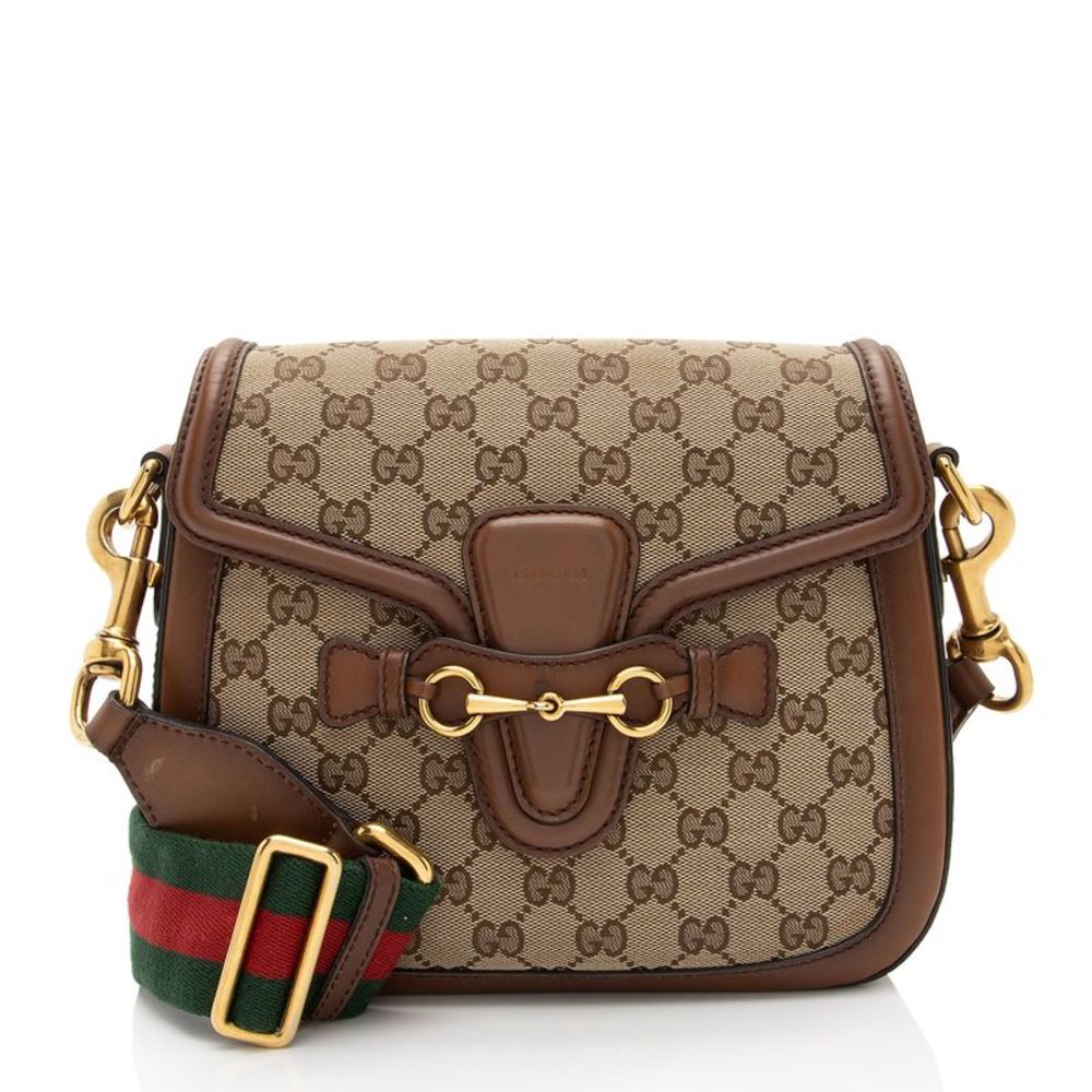 Gucci GG Original Lady Web Medium Shoulder Bag